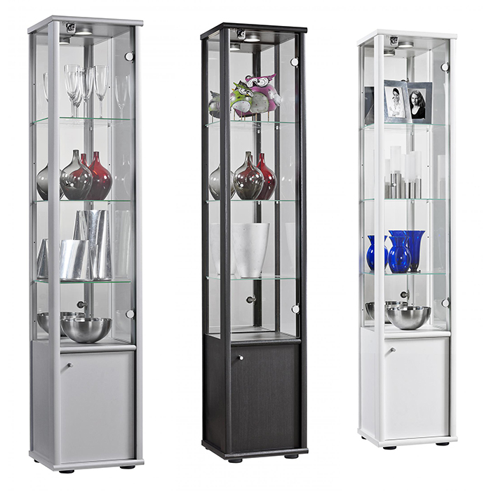 Selby Glass 1 Door Display Case With Base Unit - Click Image to Close
